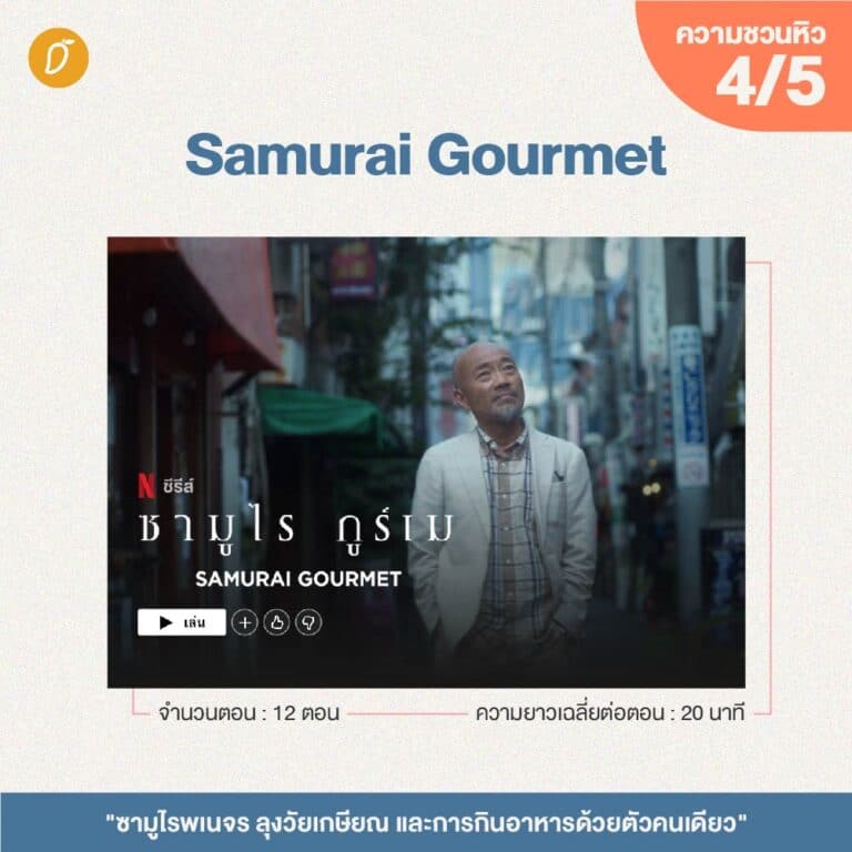 แนะนำ 6 ซีรี่ส์อาหารญี่ปุ่นชวนหิวใน Netflix อย่าดูตอนกลางคืนถ้าใจไม่