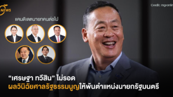 “เศรษฐา ทวีสิน” ไม่รอด ผลวินิฉัยศาลรัฐธรรมนูญให้พ้นตำแหน่งนายกรัฐมนตรี